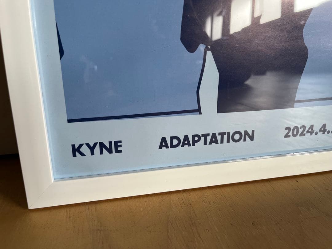 KYNE ADAPTATION 展覧会 ポスター 額付き