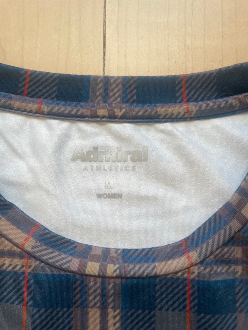Admiral チェック柄 テニスウェア セット（Mサイズ）