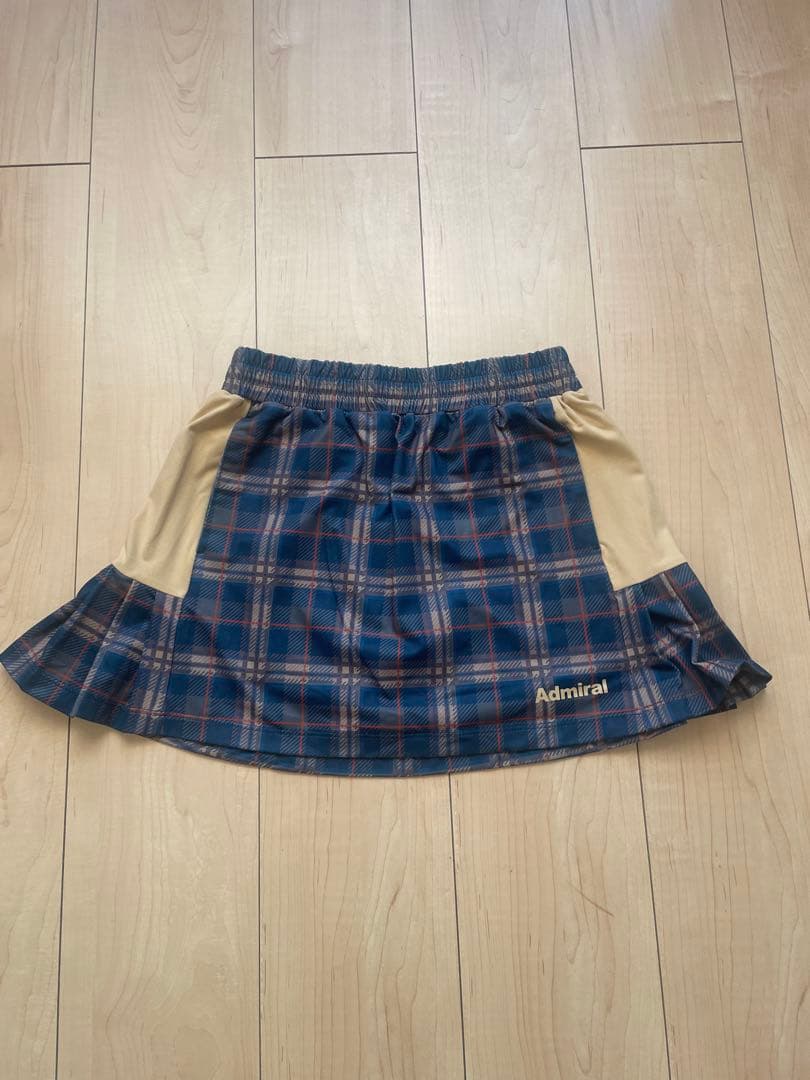 Admiral チェック柄 テニスウェア セット（Mサイズ）