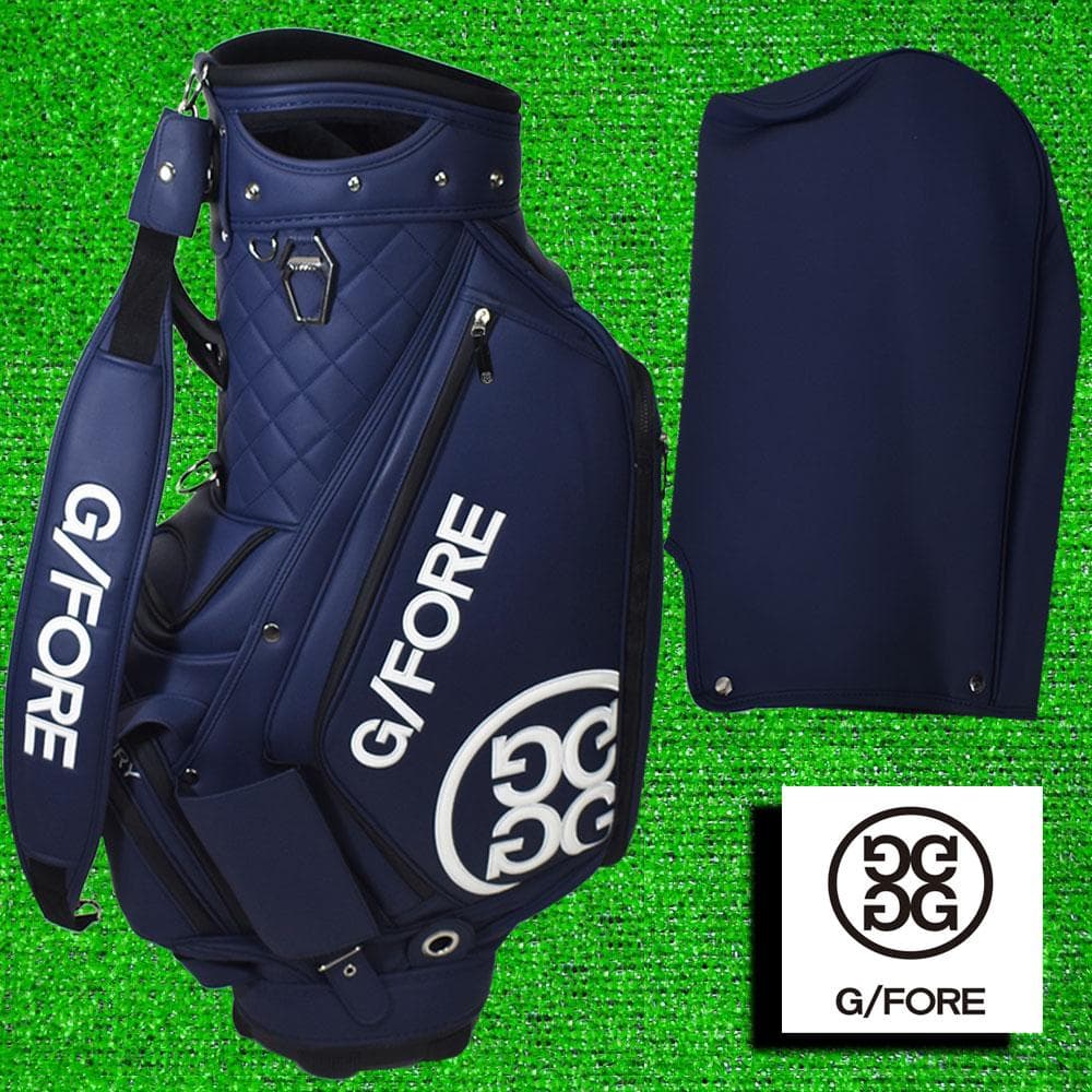 Ｇ/ＦＯＲＥ ジーフォア 3点式ショルダー キャディバッグ 訳あり品！