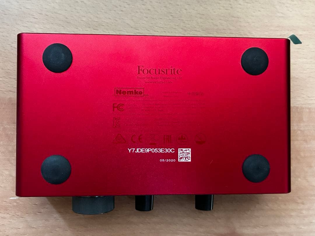 フォーカスライト Scarlett Solo 3rd Gen (ほぼ新品)