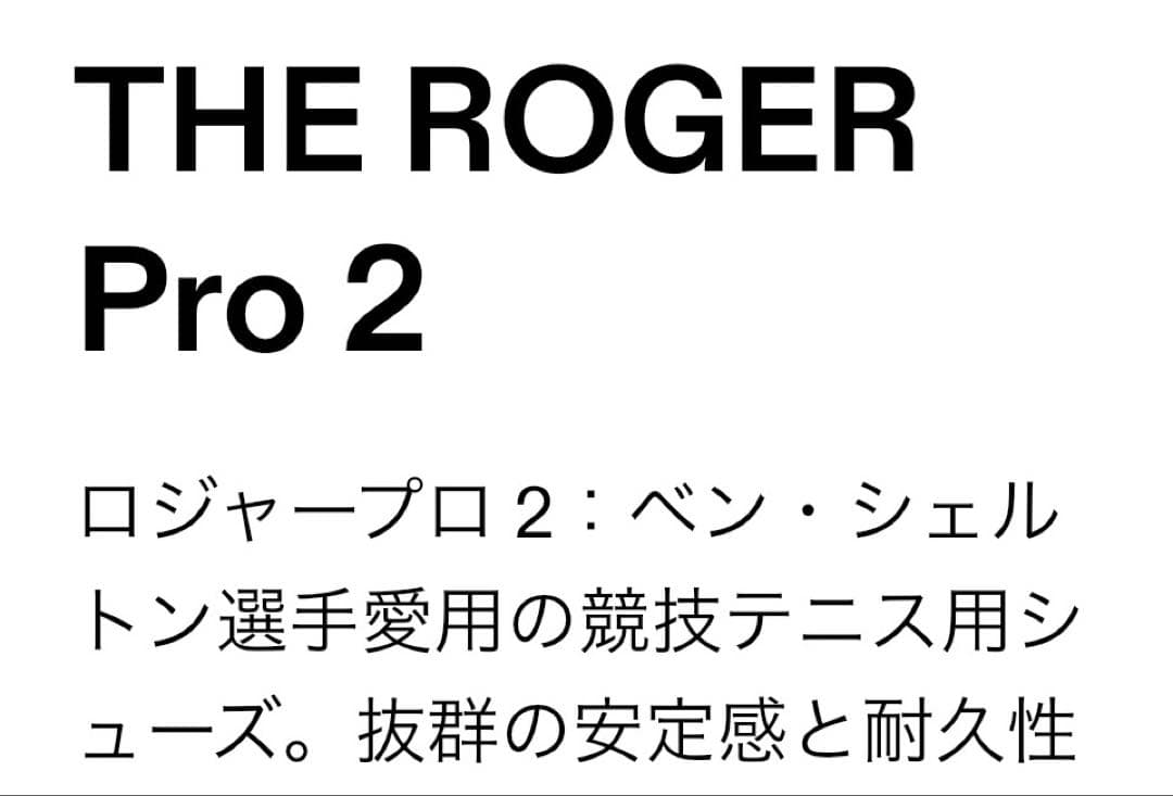 on tennis テニスシューズ THE ROGER Pro 2 28.5