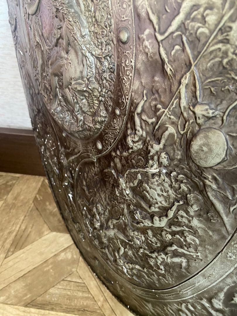 ミルトンの盾　壁掛け　特大　石膏