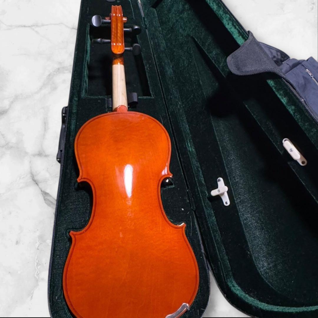 バイオリン ケース付き 弓付属 弓糸なし 初心者向け 練習用