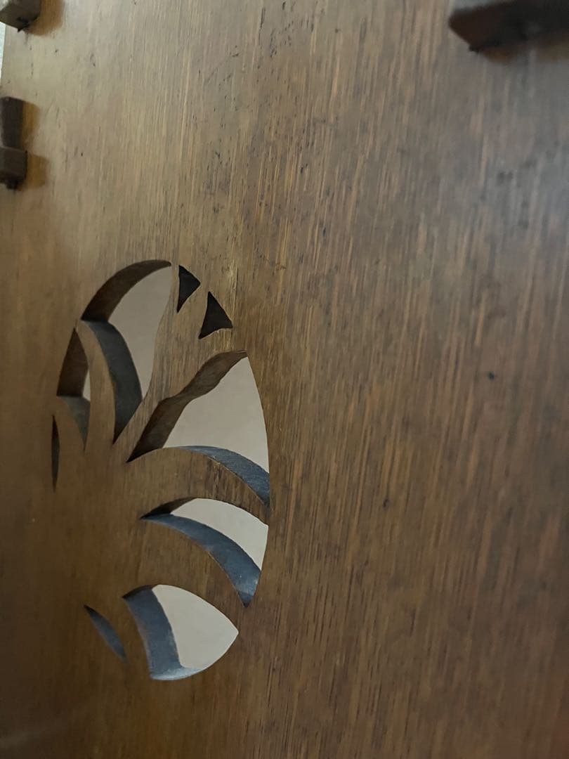 子供用のヴィンテージ机　透かし彫り 昭和レトロ 大正ロマン