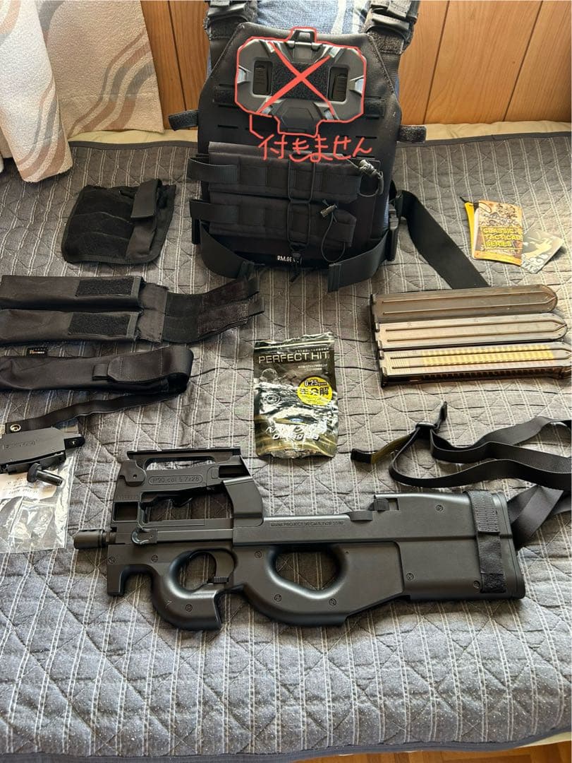 値段相談可！サバゲー引退　p90 CONDORプレキャリ　マガジン3本まとめ売り