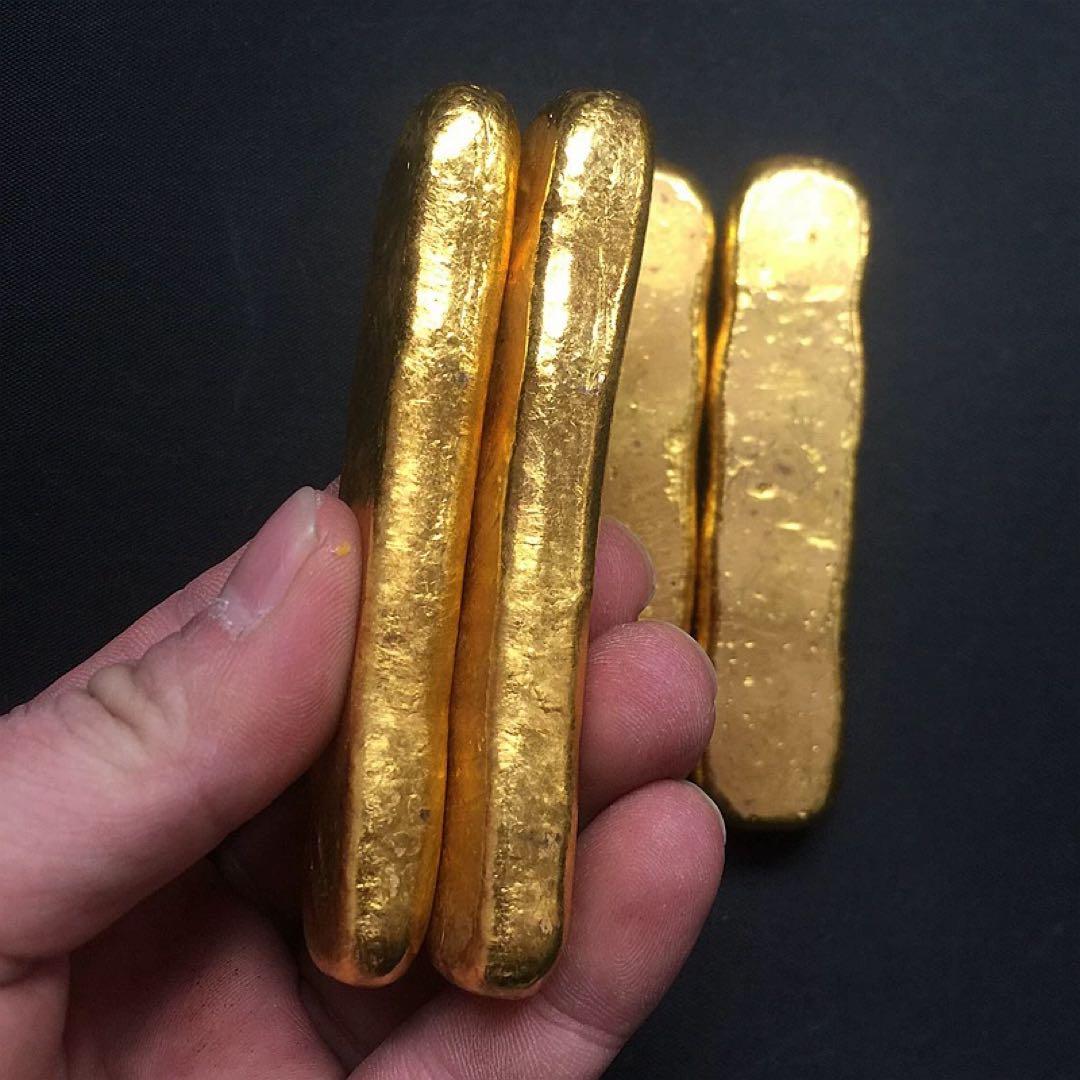 中国 5個セット 金條 金塊 金錠 稀少 コレクション 工芸品 裝飾品 収蔵品