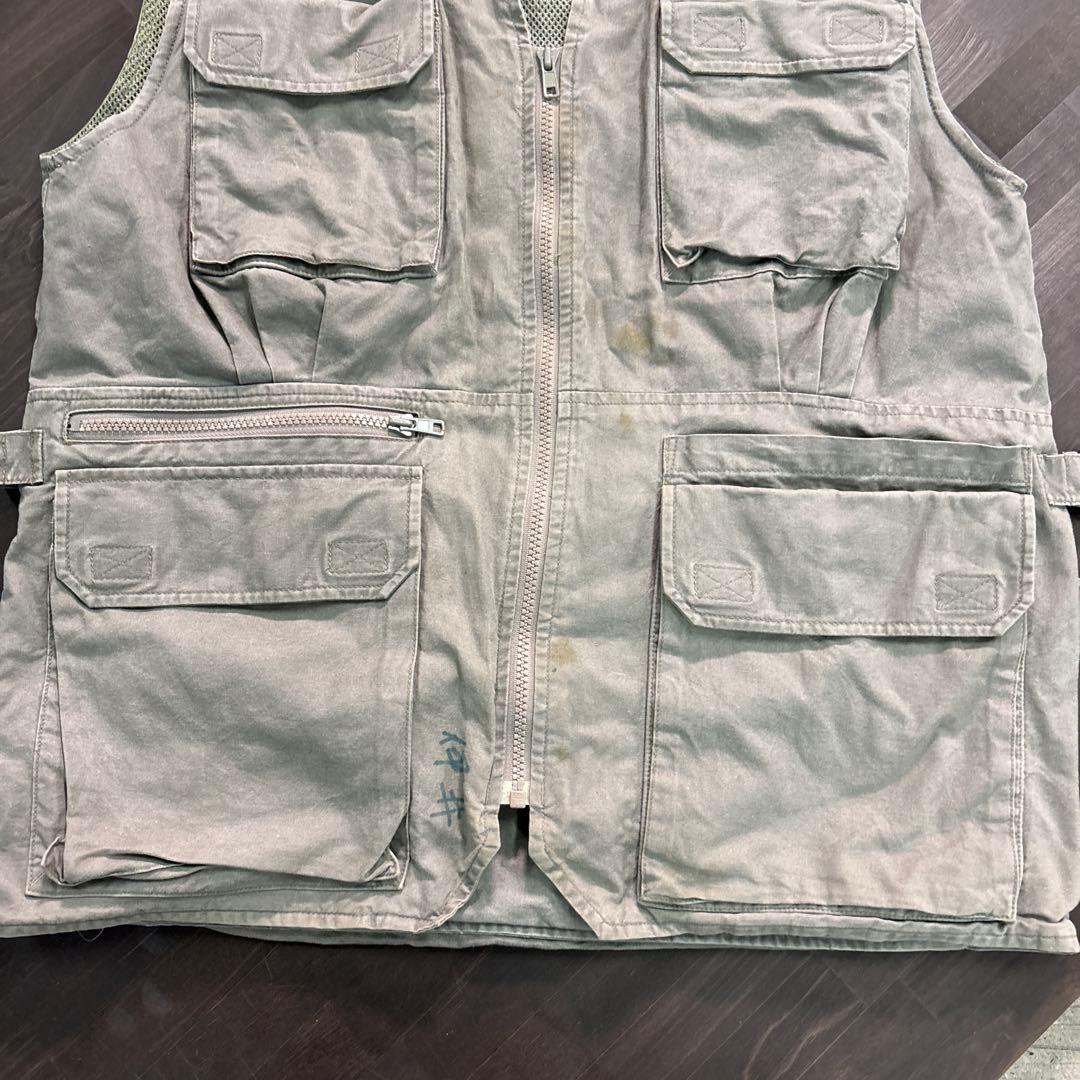 7AS6 90's L.L.Bean フィッシングベスト　ミリタリーベスト　M