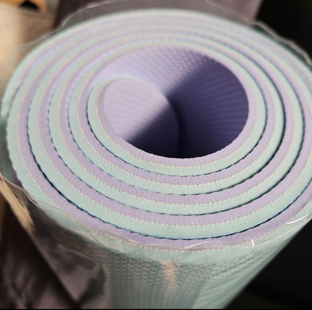 スカーラ リバーシブルヨガマット 145 x61cm 6㎜