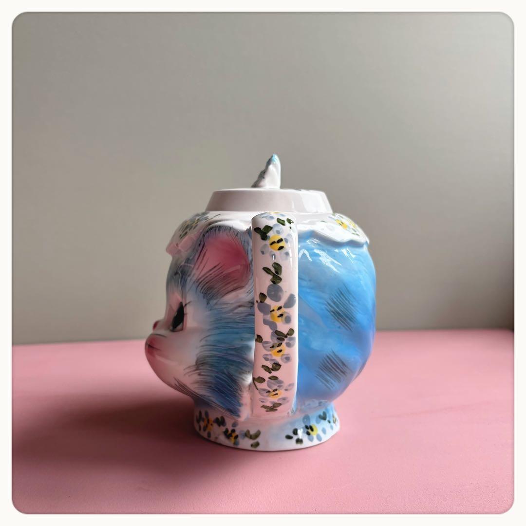 ヴィンテージ　レフトン社　ミス プリス キティ　ティーポット