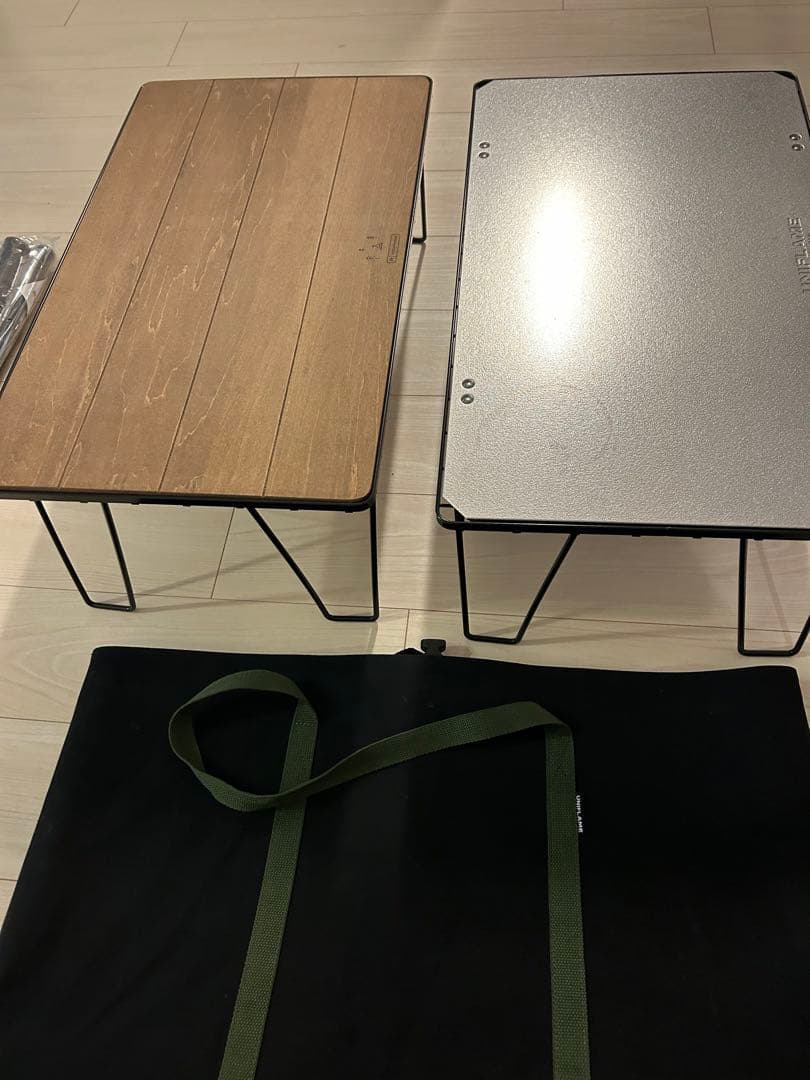 ユニフレーム(UNIFLAME) フィールドラック ブラック 2個　専用ケース