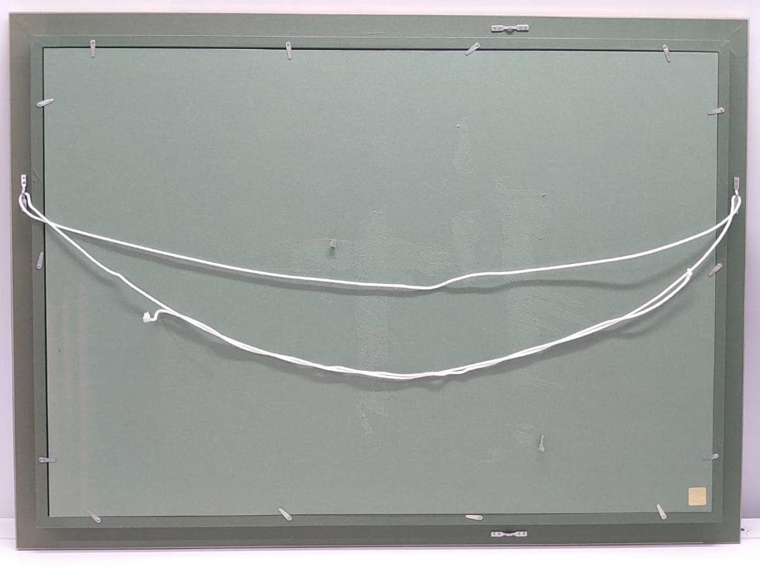 ミャンマー　有名画家　Soe Aung 漁船と夕日 絵画