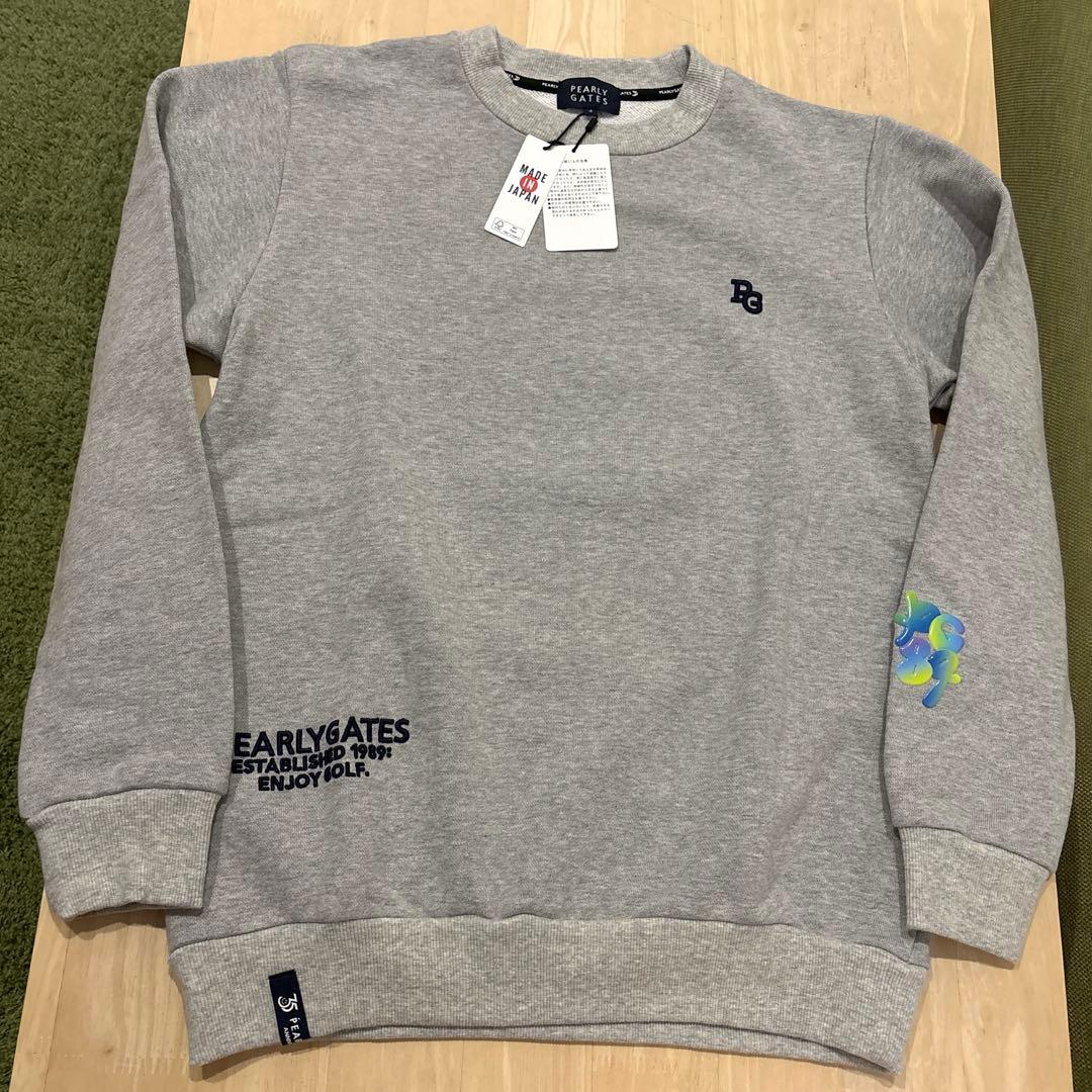 パーリーゲイツ☆新品 35周年 コットン裏毛 プルオーバー トレーナー