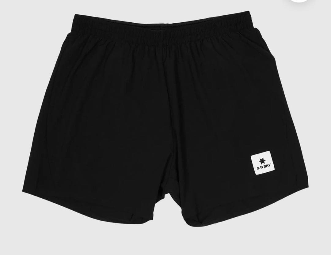 SAYSKYランニングショーツ 5INCH - BLACK Mサイズ