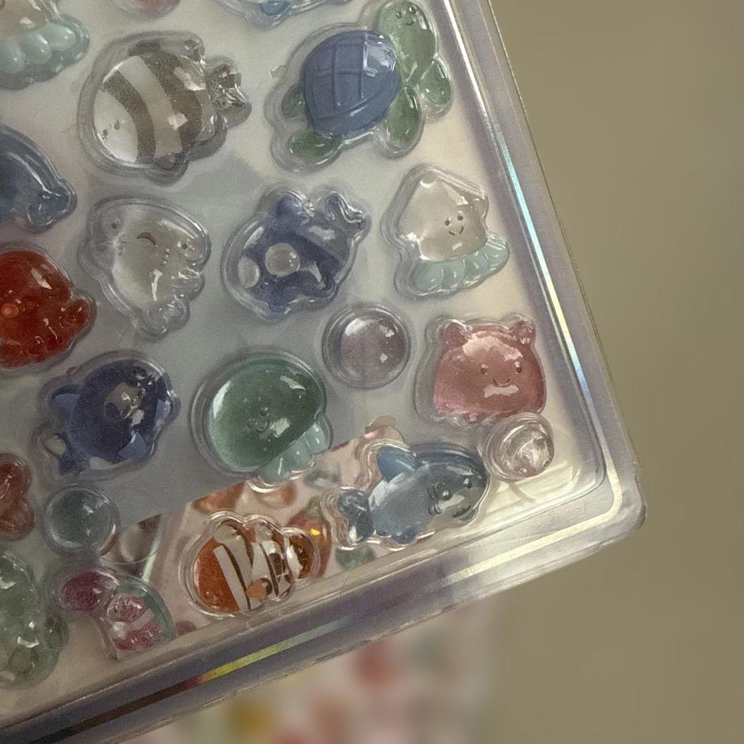 3Dシール　ボンボンドロップ風　9枚セット