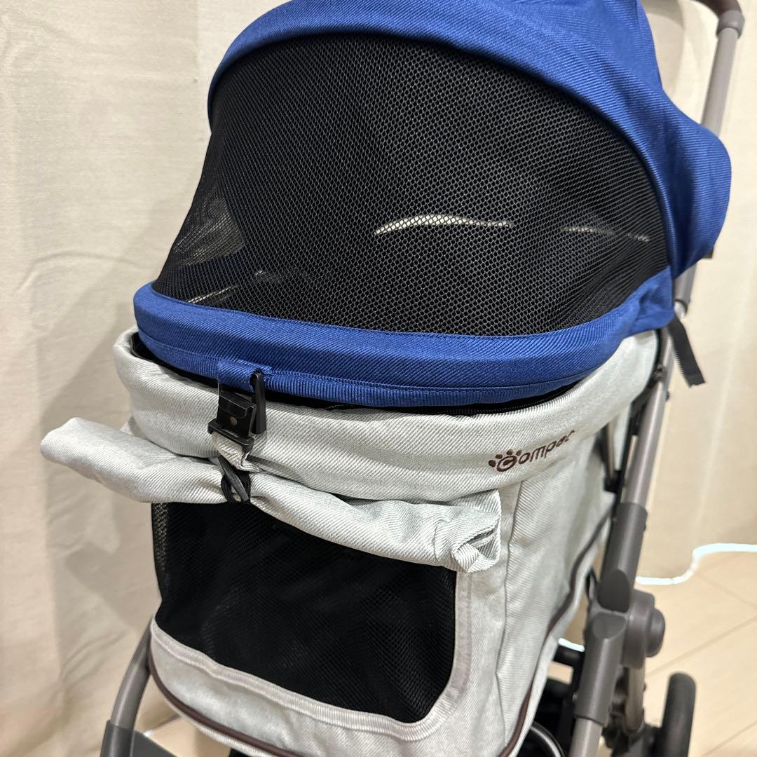 ★コムペット　ルルテイル　カネオヘブルー　ペットカート　コンビ　バギー★