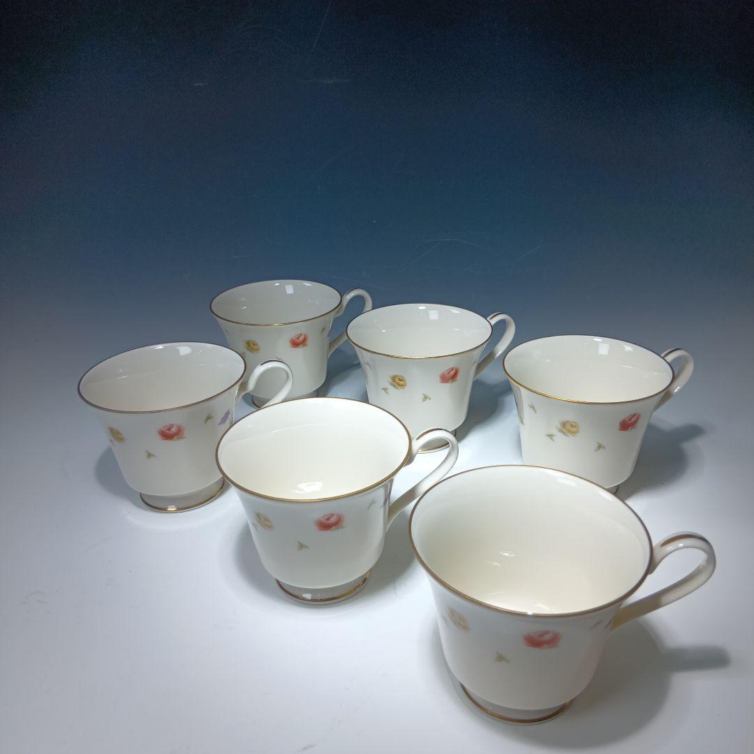 ノリタケ　ニットーロイヤルアイボリーRC　カップ＆ソーサ6客