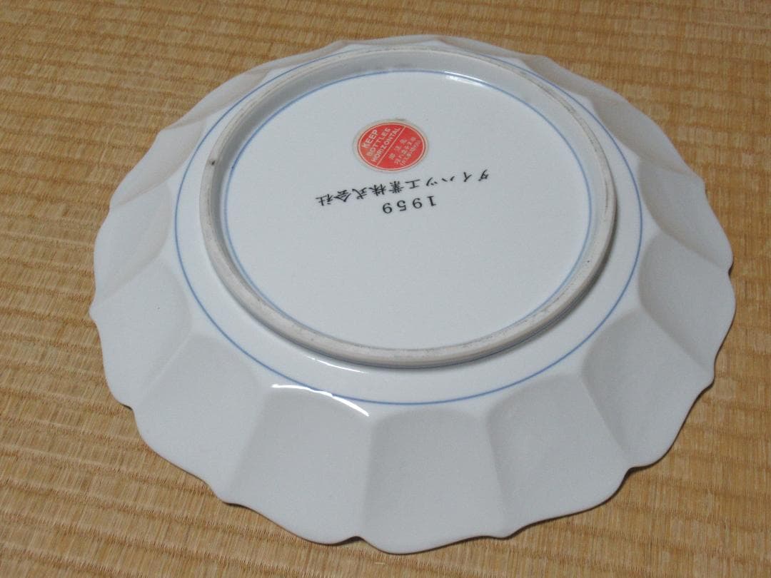 極希少 店頭用未使用に近い◆1959年 ダイハツ工業 ミゼット 絵皿直径32cm