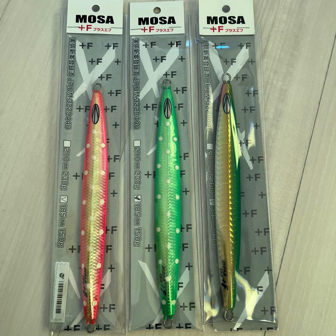 MOSA +F メタルジグ 3個セット　人気カラー　ドット柄