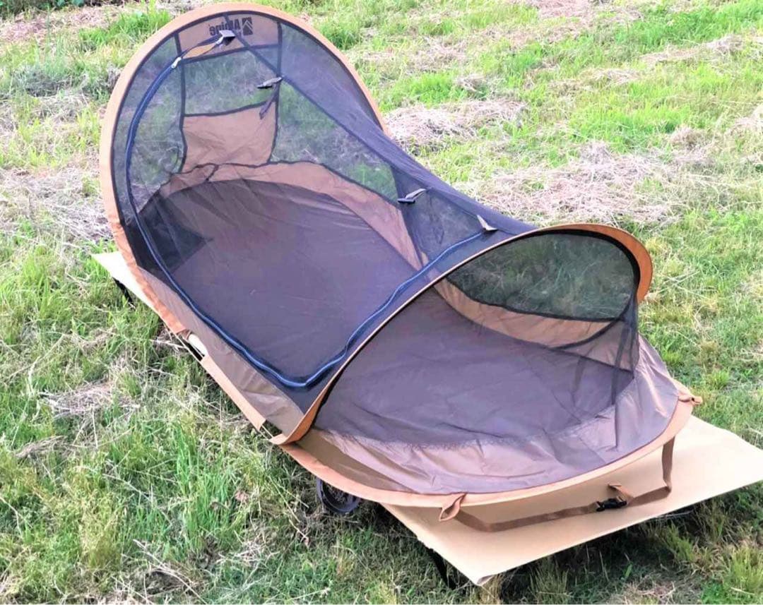 WAQ 2WAY フォールディングコット (ポップアップメッシュシェルター付)