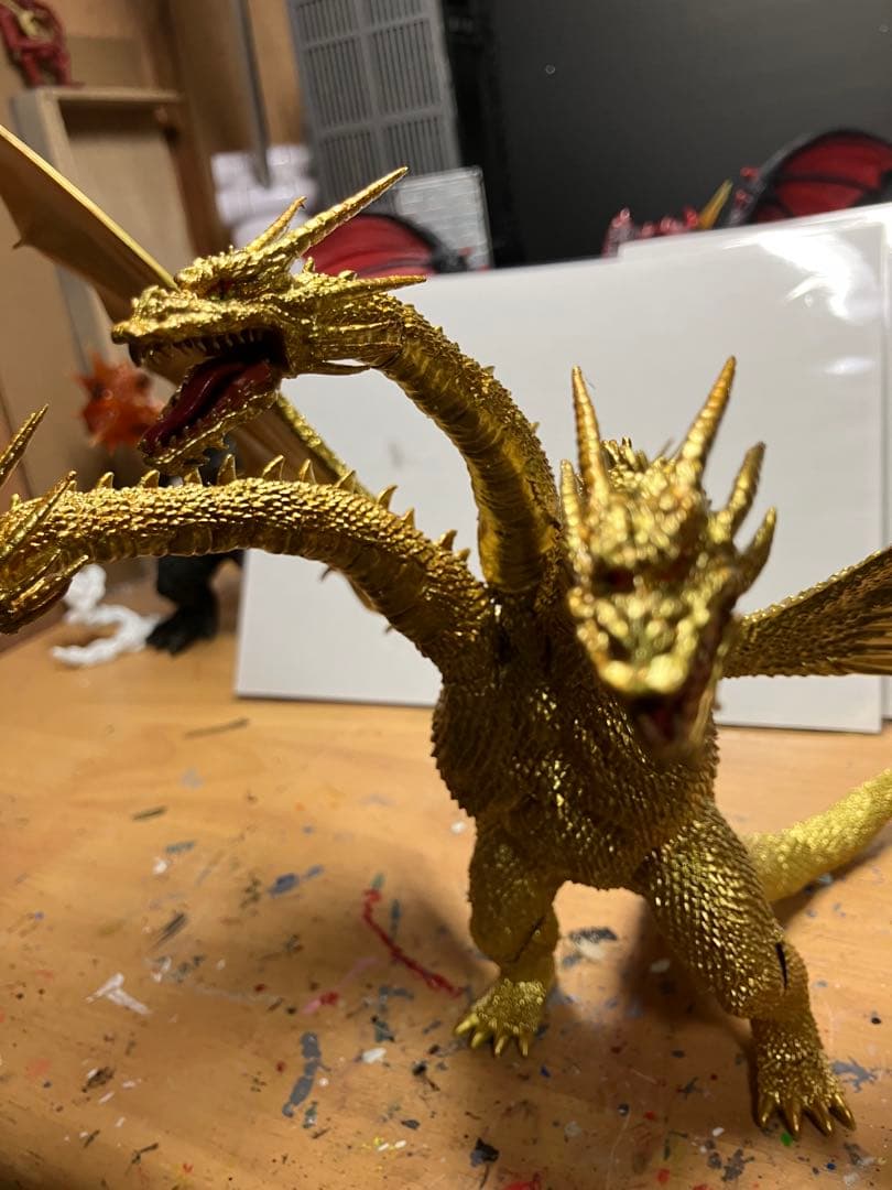 東宝怪獣コレクションメカキングギドラ　キングギドラフィギュア