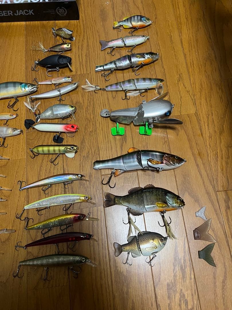 バス釣り　ルアーセット　引退品