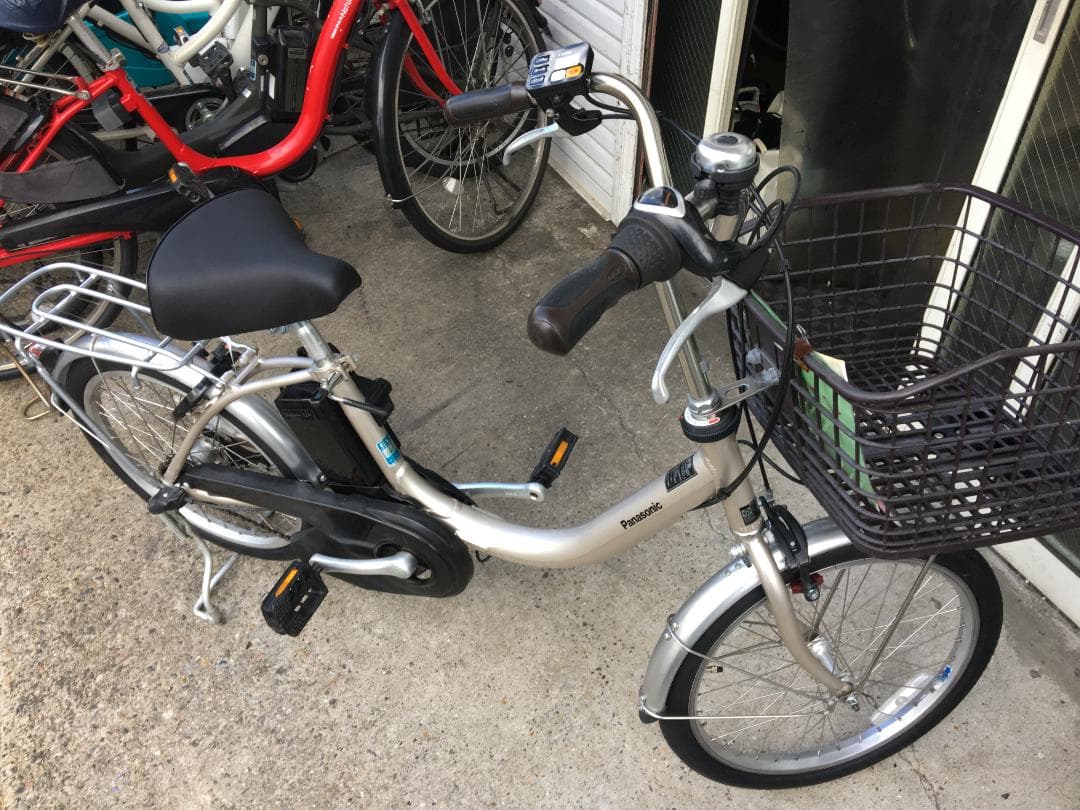 地域限定送料無料　ビビ　L　20　軽量モデル　シルバー　神戸市　電動自転車