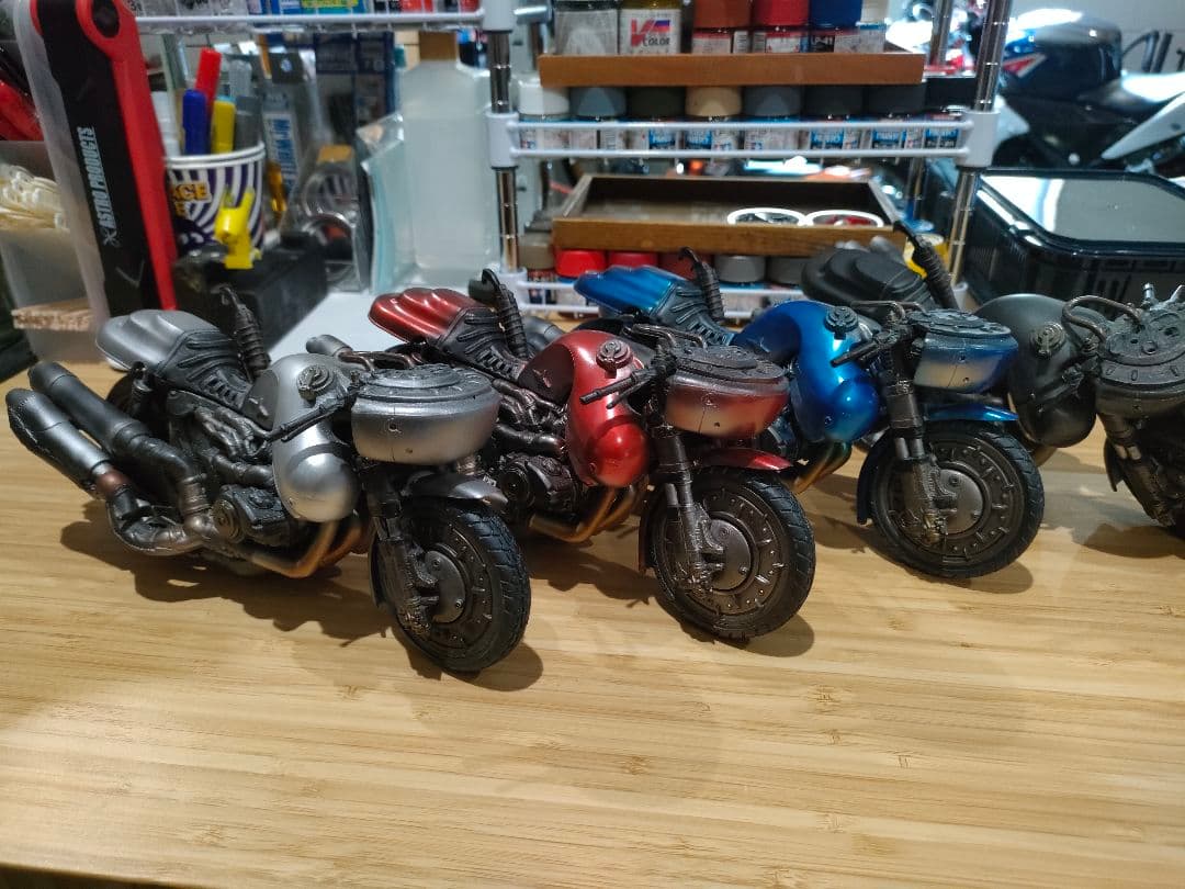 S.I.C. ハカイダー 四人衆 オリジナルカスタム品 バイク付き キカイダー