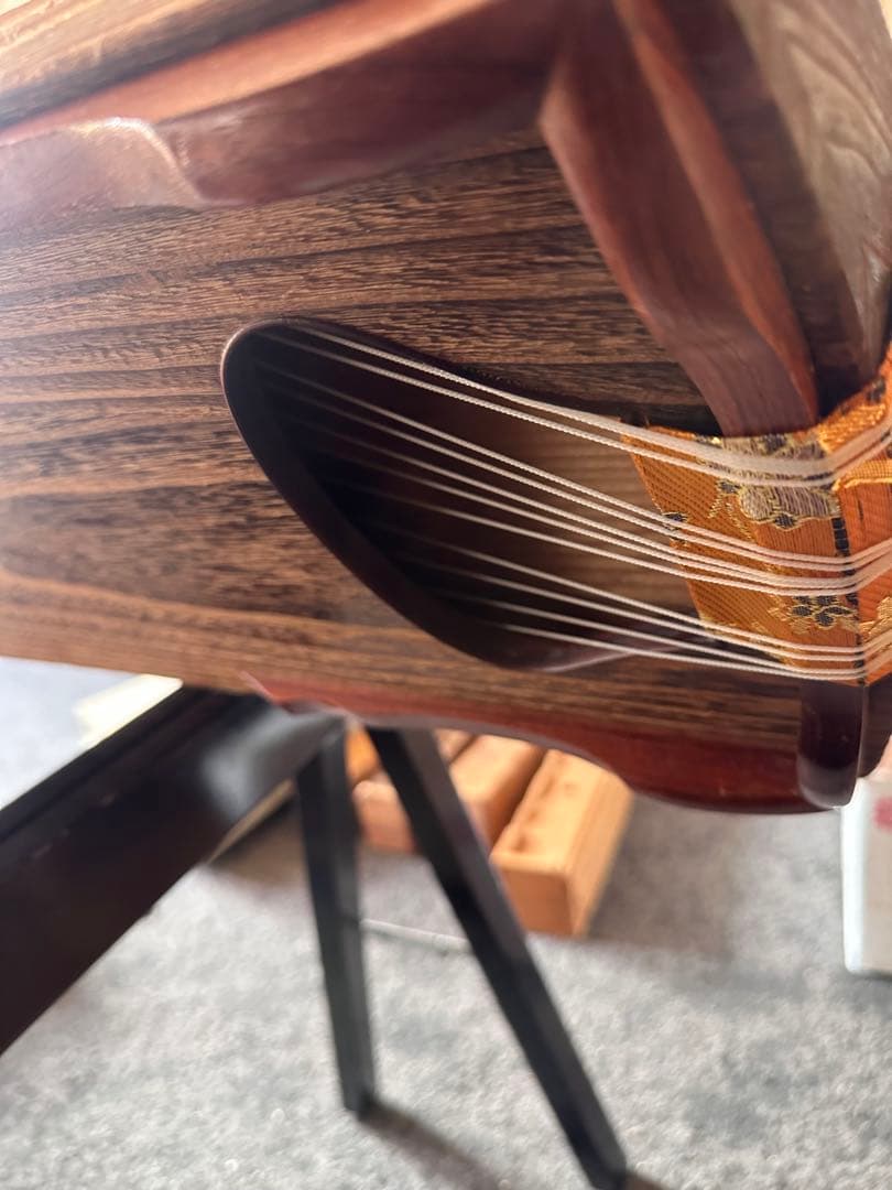 琴 箏 13弦 生田流 お稽古用 並甲 サトウ楽器　付属品有り