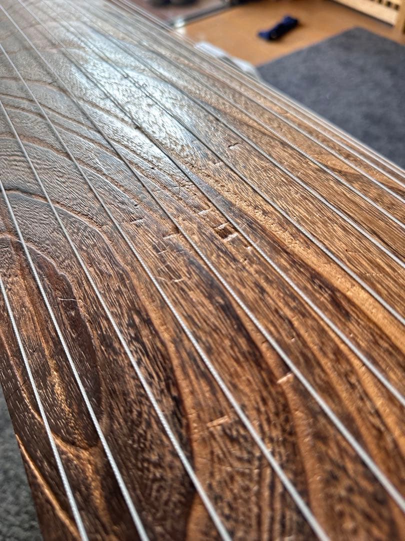 琴 箏 13弦 生田流 お稽古用 並甲 サトウ楽器　付属品有り