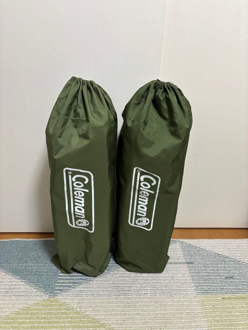 2脚セット　コールマン　2way チェア　キャプテンチェア　キャンプ