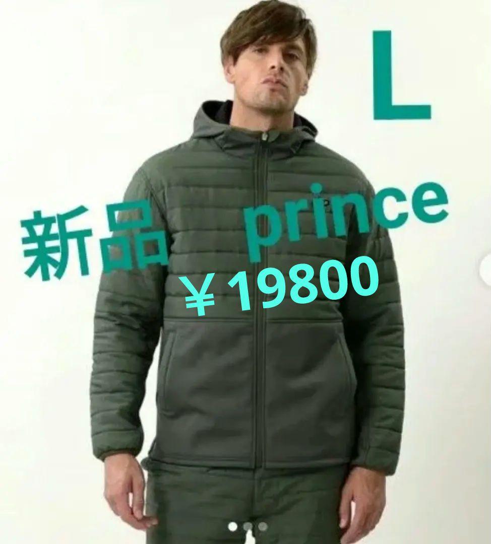 新品　L プリンス Prince カーキ テニスウェア　ゴルフ ジャケット 中綿