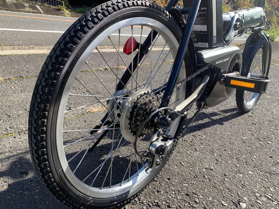 【動作確認済】送料無料Panasonic折り畳み電動アシスト自転車OffTime