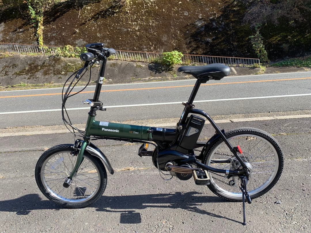 【動作確認済】送料無料Panasonic折り畳み電動アシスト自転車OffTime