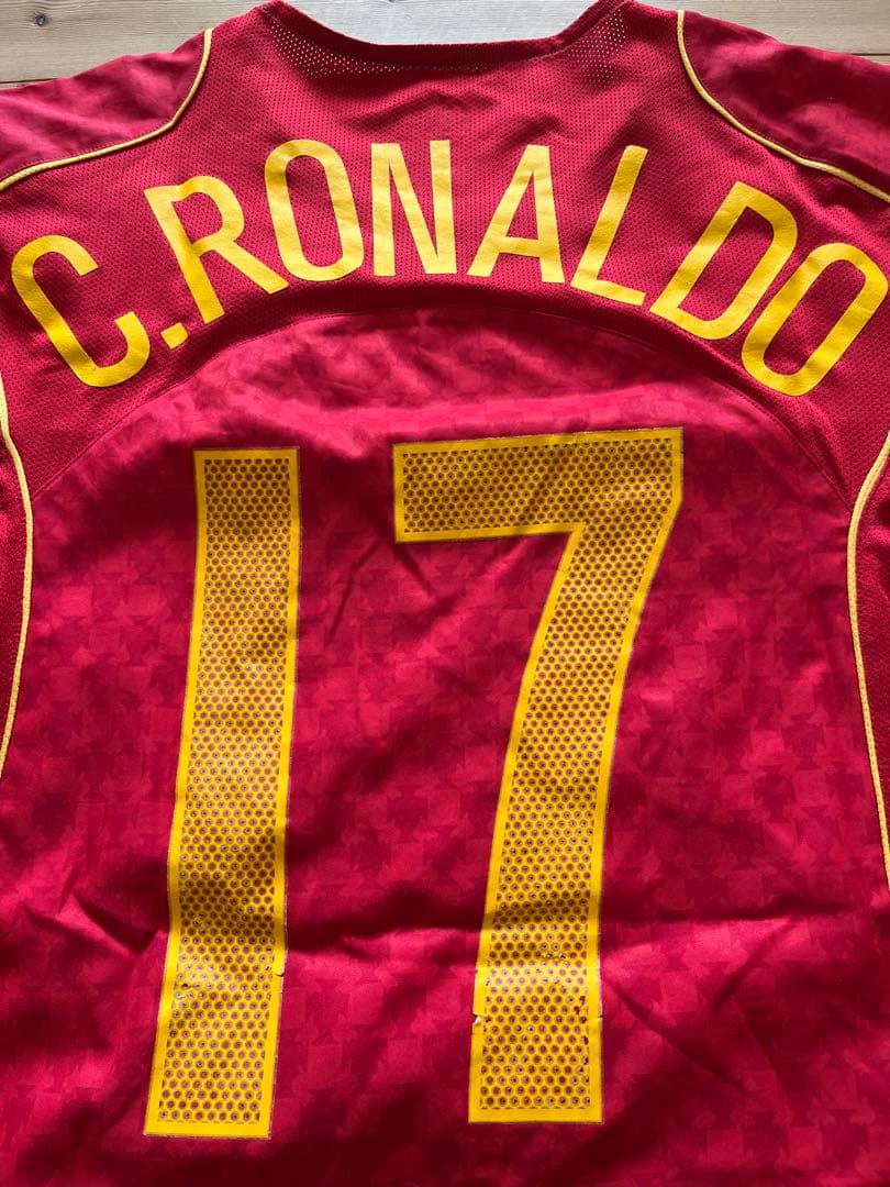 クリスティアーノ ロナウド ポルトガル代表 17 ユニホーム ユーロ2004