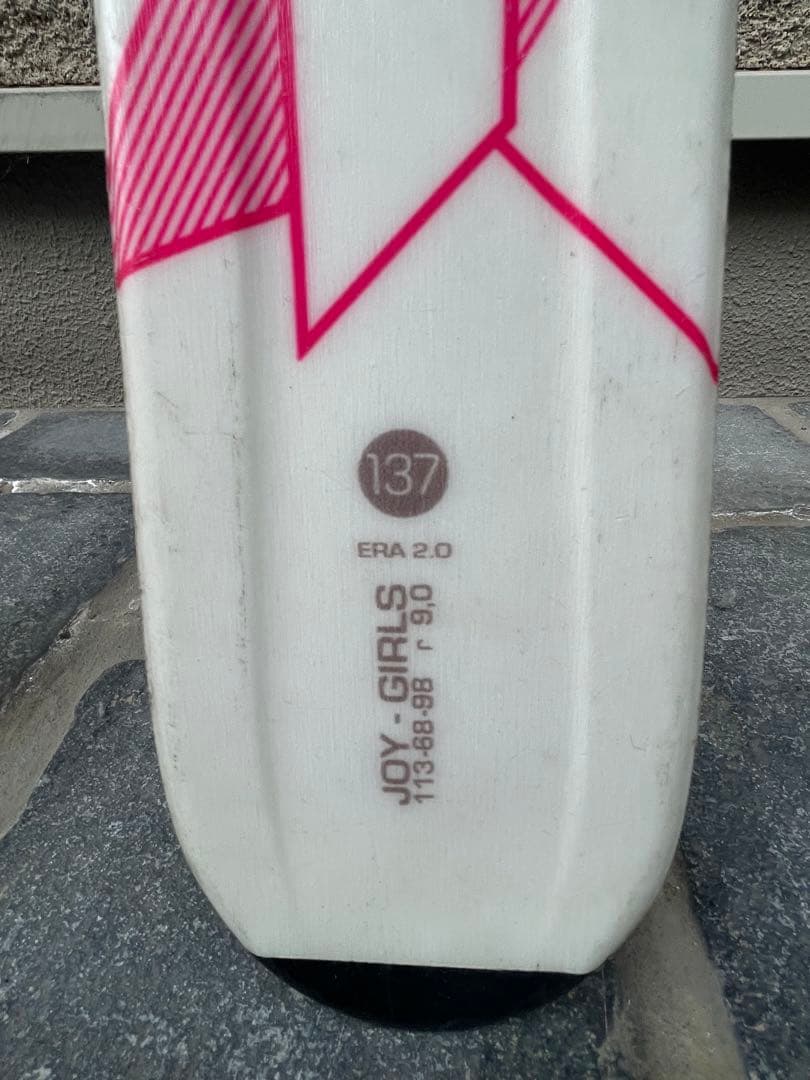 HEAD Joy-girls スキー板　子供用　137センチ　ホワイト/ピンク