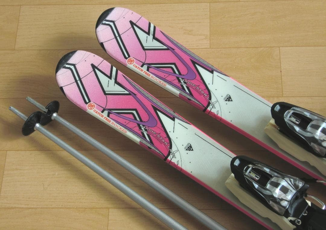 ■■送料無料■K2■女性用スキーフルセット■板142靴23.5■メンテ付■■