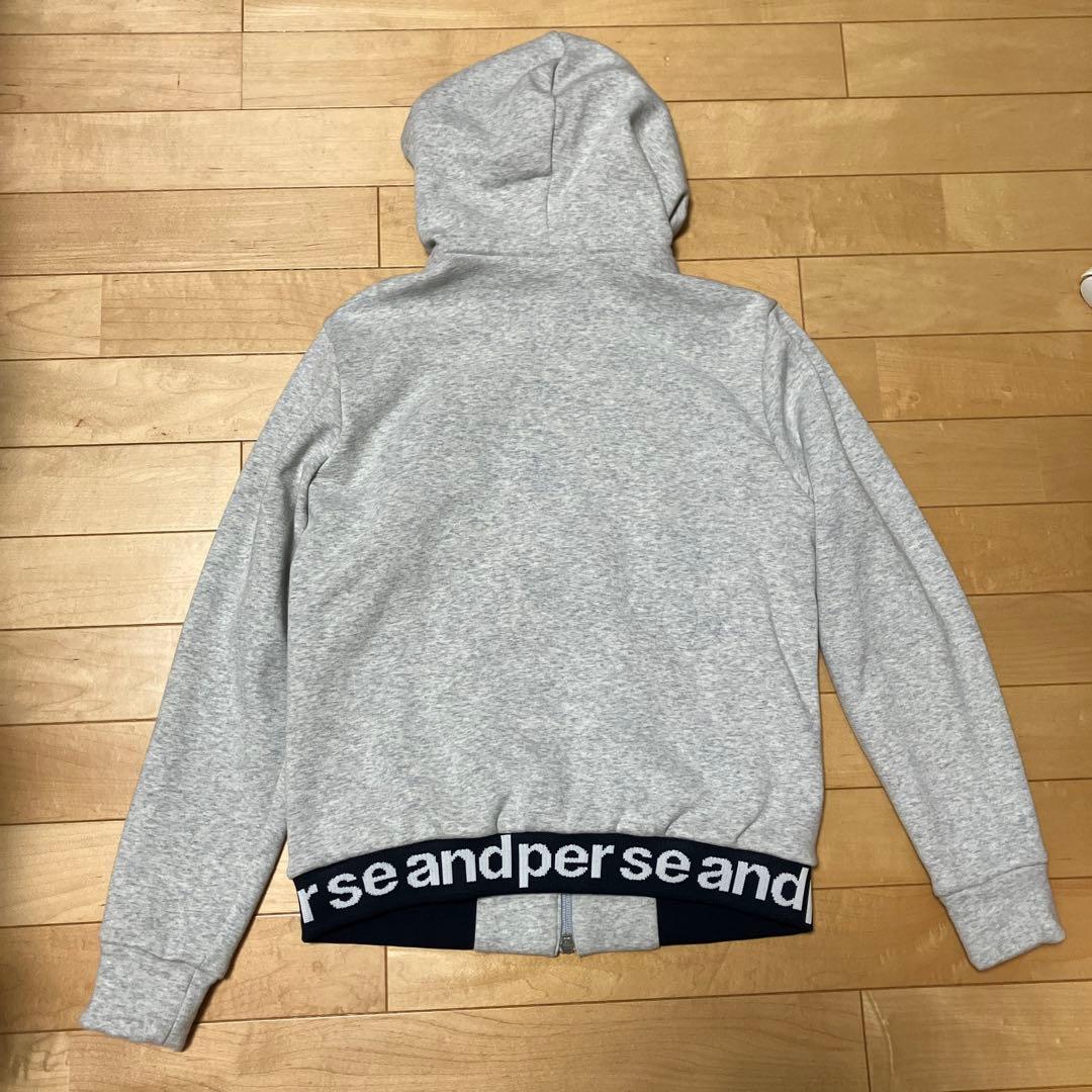 and per se フード付きジャケット グレー　M