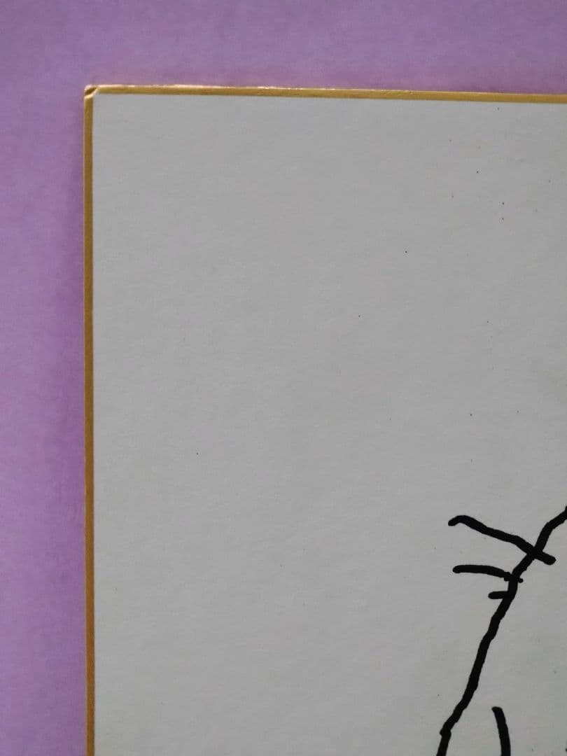 宮崎駿 直筆イラスト & サイン色紙 (となりのトトロ)