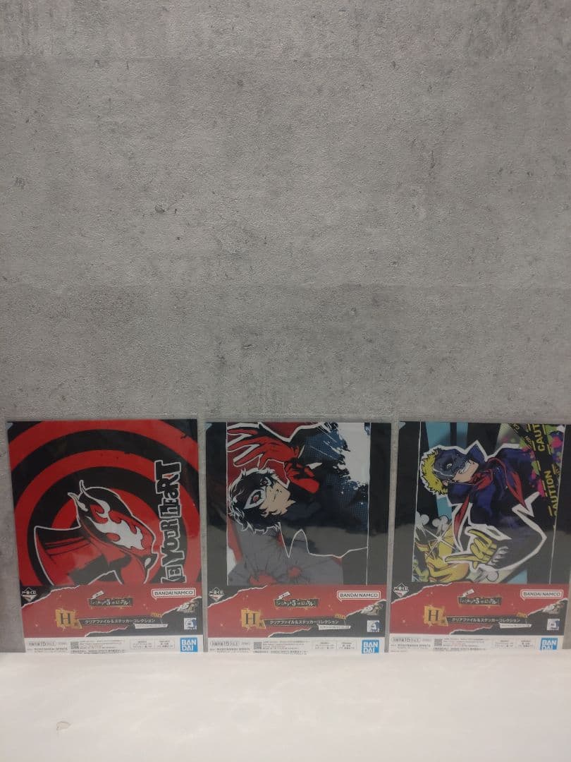 ペルソナ5 ザ・ロイヤル 1番くじ　A賞　E賞　F賞明智吾郎　H賞ジョーカー