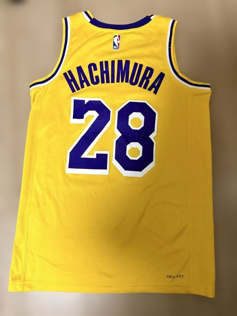 LAKERS HACHIMURA ユニフォーム 28サイズ40 一度着用