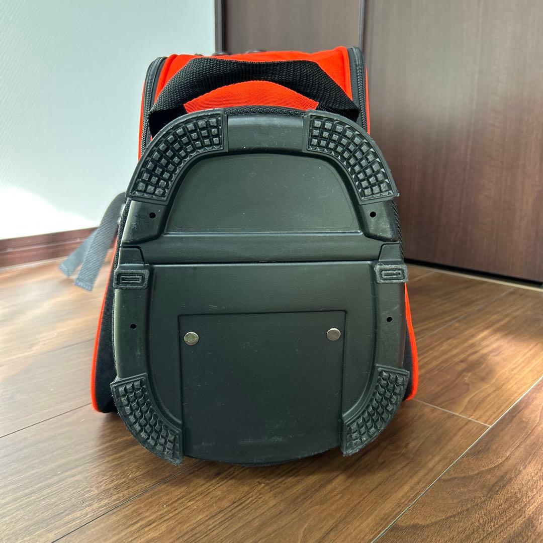 ‼️美品‼️デサント ゴルフ キャディバッグ スタンド式 オレンジ DQBVJJ04