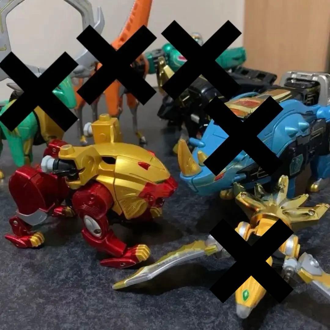 百獣戦隊ガオレンジャー　2体　ガオライオン　ガオタイガー　ジャンク品