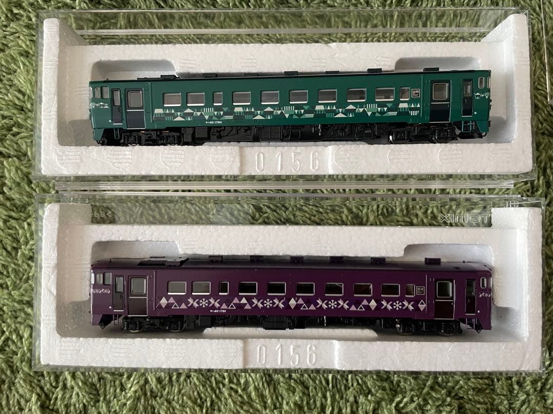 【室内灯入】TOMIX 98101 キハ40-1700 山明・紫水セット