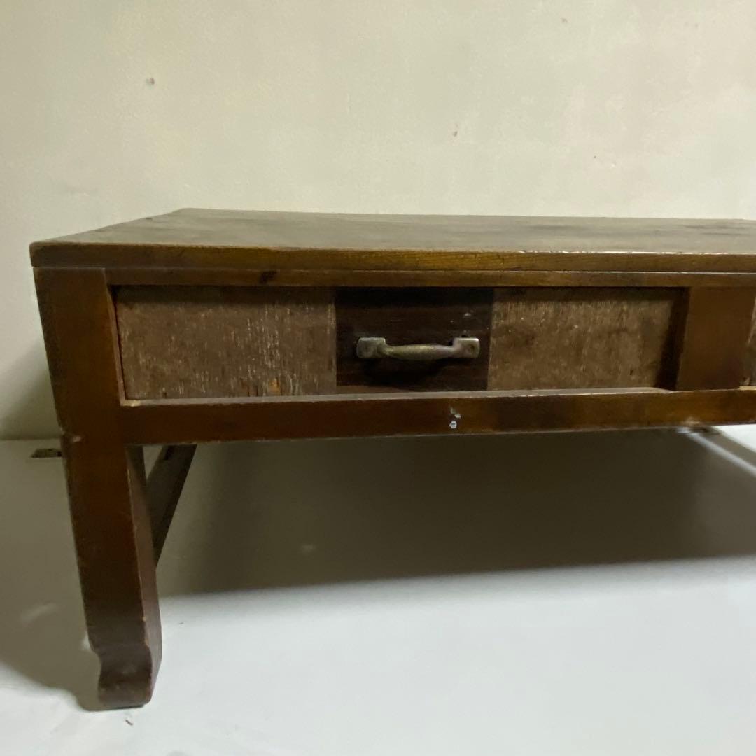 最終価格！長期自宅保管 文机 横幅89cm 奥行59cm 高さ34cm 脇机 机