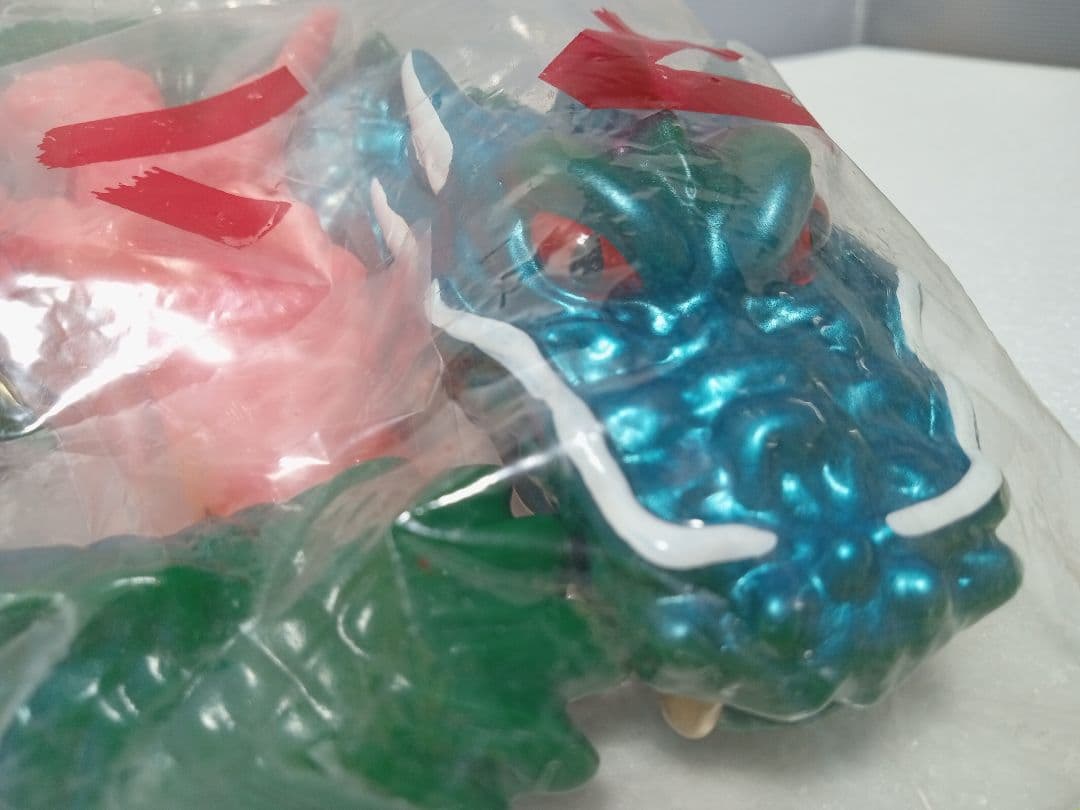 M1号 マンダ 緑ベース ソフビフィギュア ピンクヘドラ付属