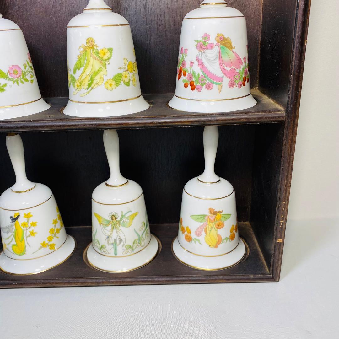 FRANKLIN PORCELAIN ハンドベル 置物 12点 セット 陶器