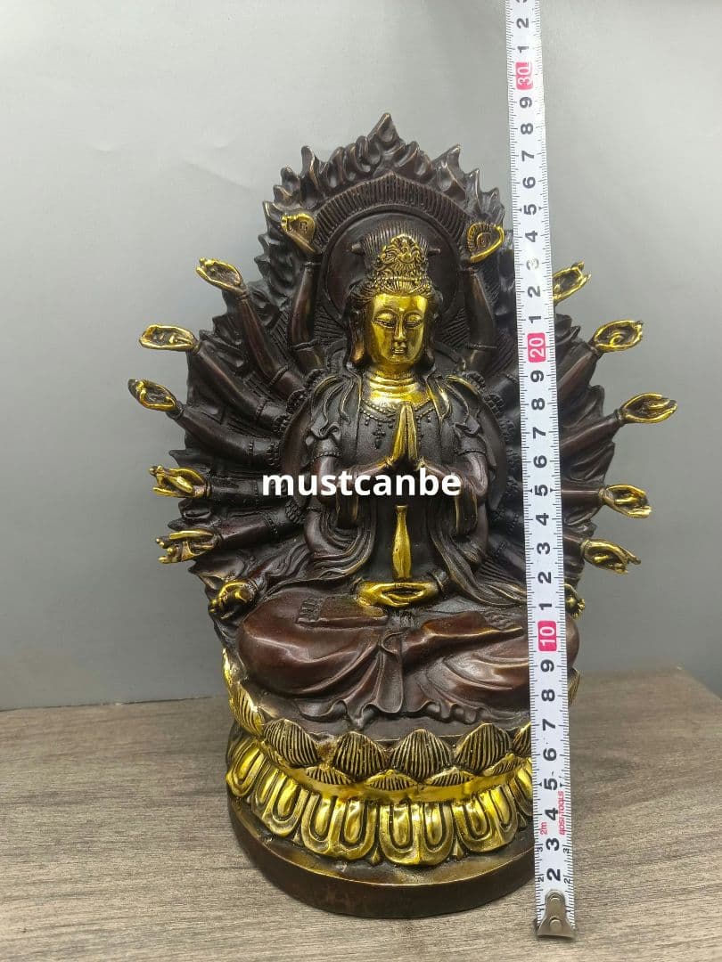 仏教美術 仏像 千手観音仏像 仏堂奉納 銅製品 工芸品 置物