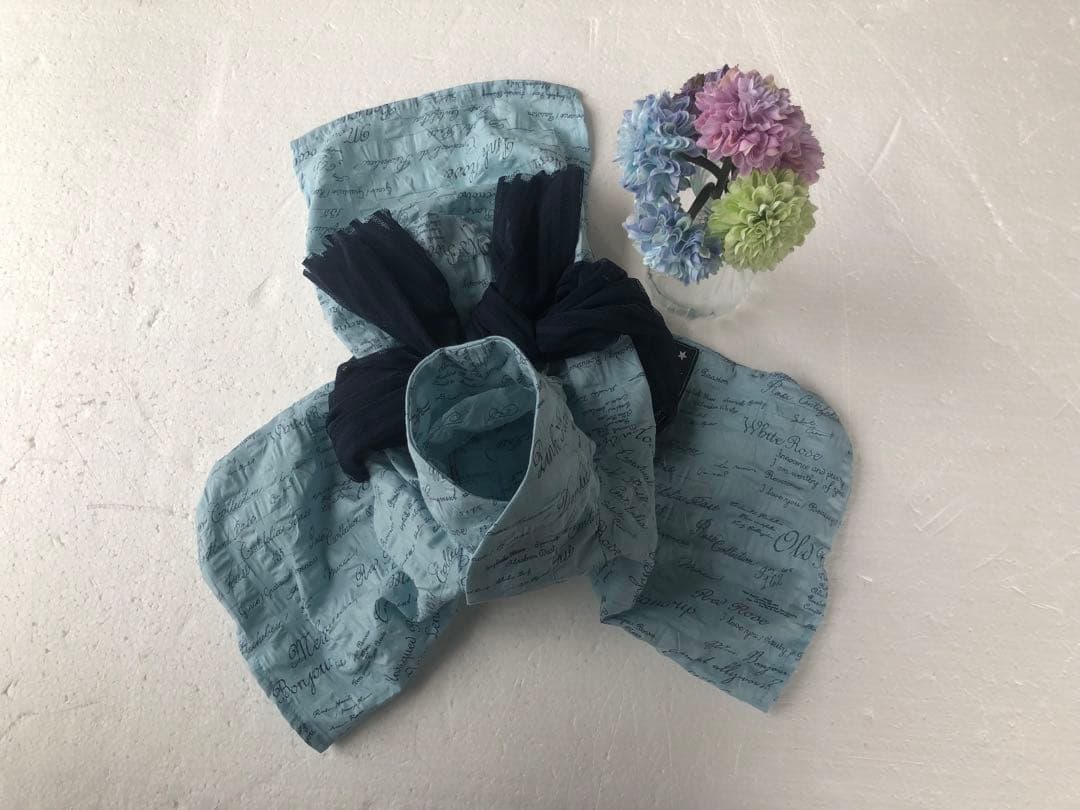 イタグレ　ウィペット　浴衣　ブルー