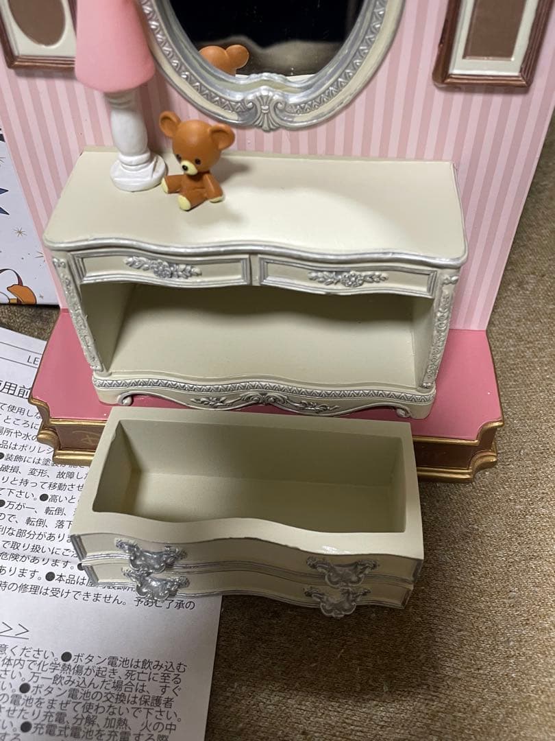 ディズニーストア　ピーターパン 30周年　タンス型小物入れ　ライト付き